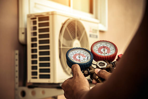 Professional Hvac technician working in Madden, MS